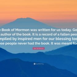 Ezra taft benson book of mormon promise