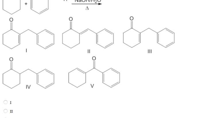 Predict the major product for the following reaction naoh/h2o