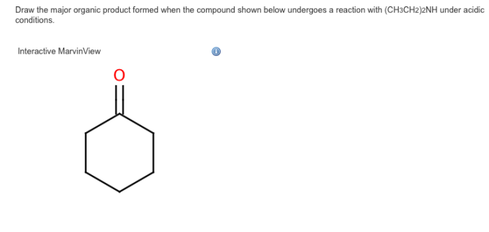 Organic major draw box right reaction conditions shown include lone pairs excess cl2 solved